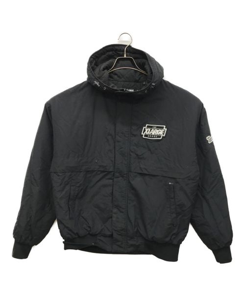 X-LARGE（エクストララージ）X-LARGE (エクストララージ) NYLON PUFFER JACKET ブラック サイズ:Mの古着・服飾アイテム