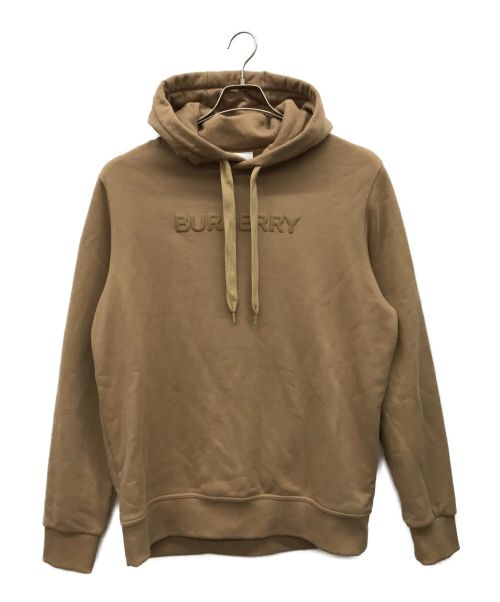 BURBERRY（バーバリー）BURBERRY (バーバリー) LOGO PRINT COTTON HOODIE ベージュ サイズ:Mの古着・服飾アイテム