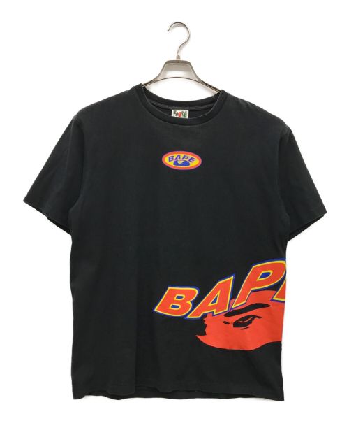 BAPE BY A BATHING APE（ベイプバイアベイシングエイプ）BAPE BY A BATHING APE (ベイプバイアベイシングエイプ) プリントTシャツ ブラック サイズ:XLの古着・服飾アイテム