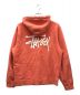 stussy (ステューシー) ジップパーカー オレンジ サイズ:M：7800円