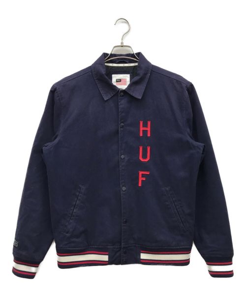 HUF（ハフ）HUF (ハフ) ジャケット ネイビー サイズ:Mの古着・服飾アイテム