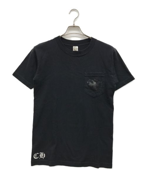 CHROME HEARTS（クロムハーツ）CHROME HEARTS (クロムハーツ) ロゴポケットTシャツ ブラック サイズ:SMALLの古着・服飾アイテム