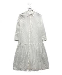 TODAYFUL（トゥデイフル）の古着「Sheerstripe Shirts Dress」｜ホワイト