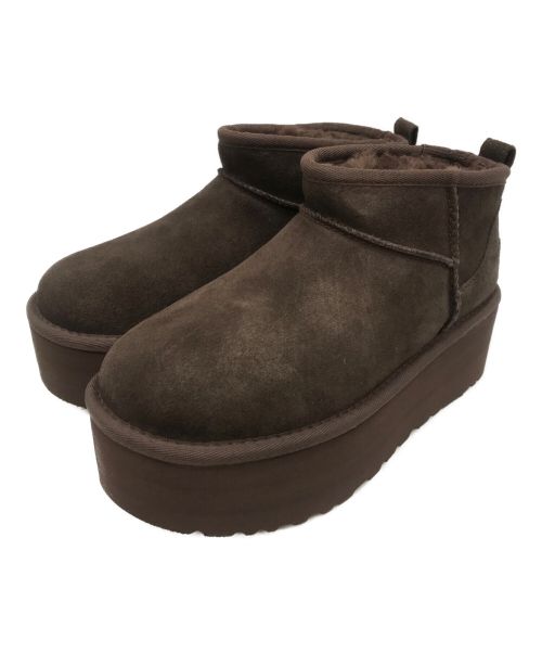 UGG（アグ）UGG (アグ) ショートブーツ ブラウン サイズ:USA6の古着・服飾アイテム