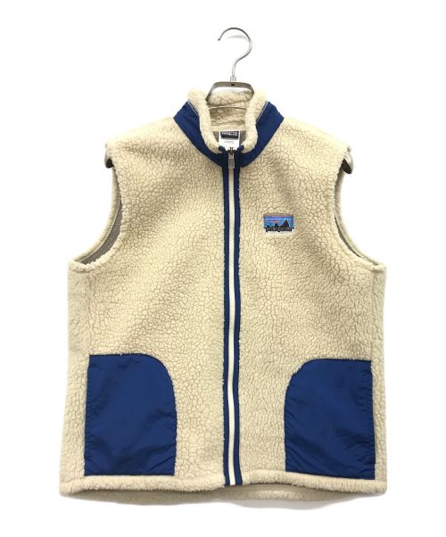 Patagonia（パタゴニア）Patagonia (パタゴニア) レトロXベスト アイボリー サイズ:KID'S Lの古着・服飾アイテム