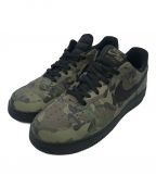 NIKEナイキ）の古着「AIR FORCE １LOW REFLECTIVE WOOD AND CAMO」｜オリーブ