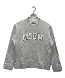 MSGM（エムエスジーエム）の古着「ロゴスウェット」｜グレー