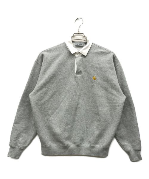 Carhartt WIP（カーハート ワークインプログレス）Carhartt WIP (カーハート) 襟付きスウェット グレー サイズ:XSの古着・服飾アイテム