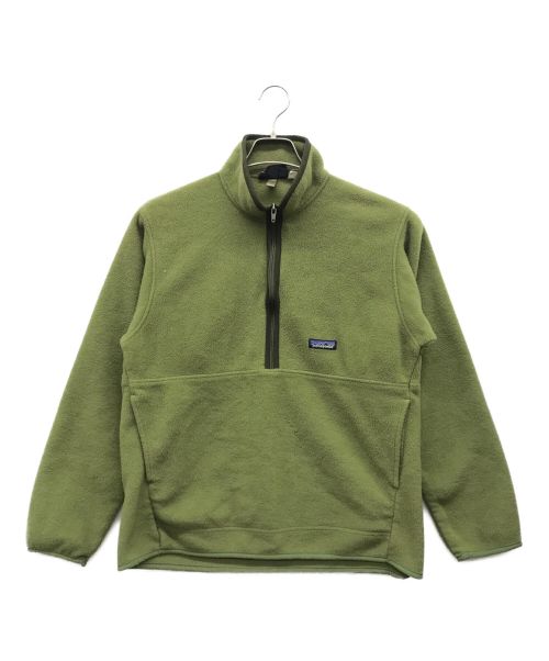 Patagonia（パタゴニア）Patagonia (パタゴニア) ハーフジップフリースジャケット 黄緑 サイズ:Mの古着・服飾アイテム