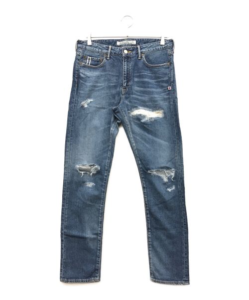 JAPAN BLUE（ジャパンブルー）JAPAN BLUE (ジャパンブルー) ダメージ加工デニムパンツ インディゴ サイズ:SIZE 31の古着・服飾アイテム