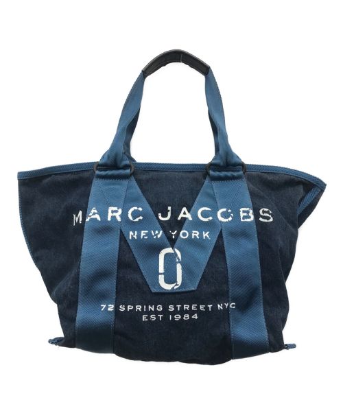 MARC JACOBS（マークジェイコブス）MARC JACOBS (マーク ジェイコブス) デニムショルダートート インディゴの古着・服飾アイテム