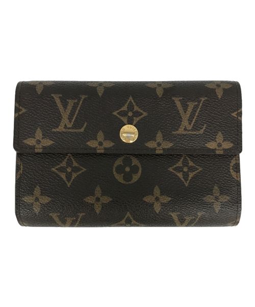 LOUIS VUITTON（ルイ ヴィトン）LOUIS VUITTON (ルイ ヴィトン) 折りたたみ財布 ブラウンの古着・服飾アイテム