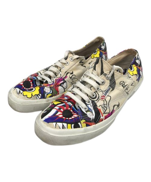 COMME des GARCONS（コムデギャルソン）COMME des GARCONS (コムデギャルソン) taro okamoto (タロウオカモト) SUPERGA (スペルガ) スニーカー アイボリー サイズ:UK9の古着・服飾アイテム