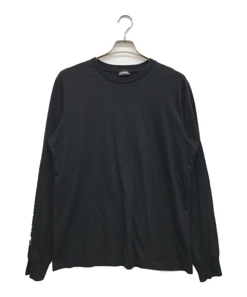 DIESEL（ディーゼル）DIESEL (ディーゼル) プリントカットソー ブラック サイズ:M 180/96Aの古着・服飾アイテム