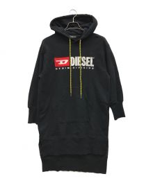 DIESEL（ディーゼル）の古着「パーカーワンピース」｜ブラック