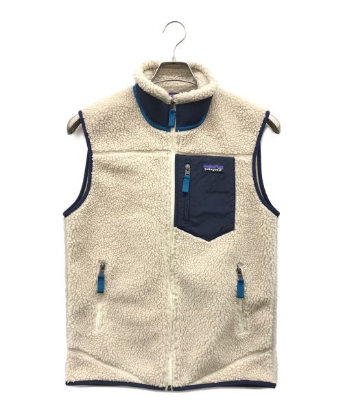 Patagonia（パタゴニア）Patagonia (パタゴニア) レトロXベスト アイボリー サイズ:Sの古着・服飾アイテム