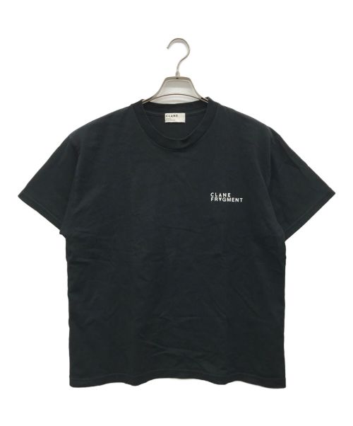 CLANE（クラネ）CLANE (クラネ) FRAGMENT DESIGN (フラグメントデザイン) プリントTシャツ ブラック サイズ:LARGEの古着・服飾アイテム