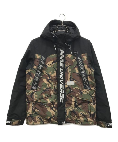 A BATHING APE（アベイシングエイプ）A BATHING APE (アベイシングエイプ) 中綿ジャケット カーキ サイズ:Lの古着・服飾アイテム