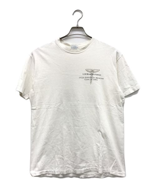 Hanes（ヘインズ）Hanes (ヘインズ) キャラクタープリントTシャツ ホワイト サイズ:L/G 42-44の古着・服飾アイテム