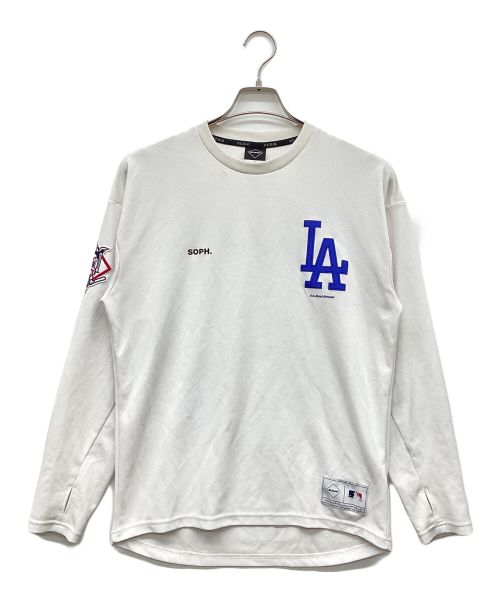 F.C.R.B.（エフシーアールビー）F.C.R.B. (エフシーアールビー) MLB TOUR S/S PRE MATCH TOP ホワイト サイズ:Sの古着・服飾アイテム