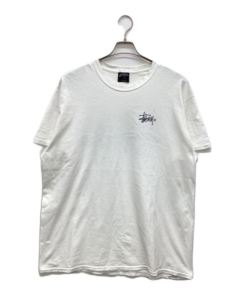 stussy（ステューシー）stussy (ステューシー) ロゴTシャツ ホワイト サイズ:SMALLの古着・服飾アイテム