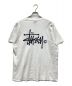 stussy (ステューシー) ロゴTシャツ ホワイト サイズ:SMALL：3980円