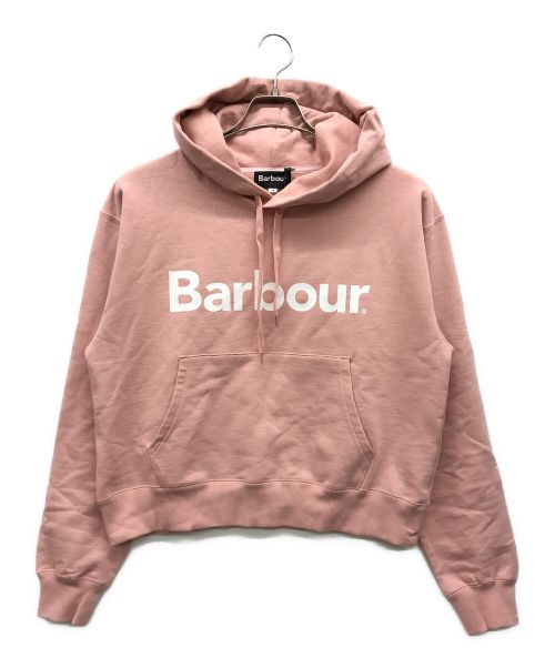 Barbour（バブアー）Barbour (バブアー) ロゴプリントパーカー ピンク サイズ:M 未使用品の古着・服飾アイテム