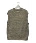 unfil（アンフィル）の古着「organic hemp ribbed-knit vest」｜ベージュ