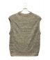 unfil (アンフィル) organic hemp ribbed-knit vest ベージュ サイズ:4：6000円