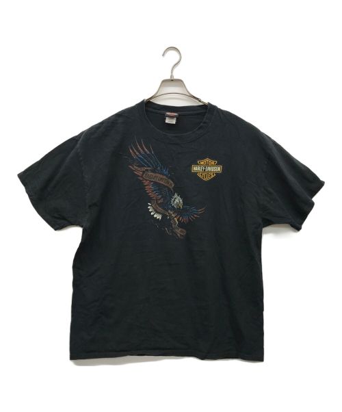 HARLEY-DAVIDSON（ハーレーダビッドソン）HARLEY-DAVIDSON (ハーレーダビッドソン) プリントTシャツ ブラック サイズ:X-GRANDEの古着・服飾アイテム