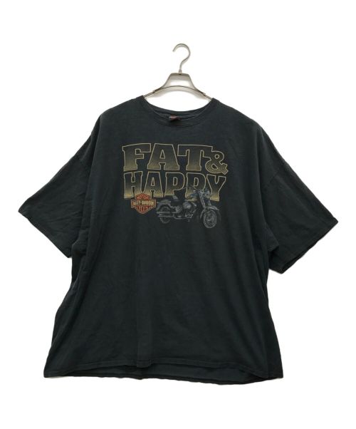 HARLEY-DAVIDSON（ハーレーダビッドソン）HARLEY-DAVIDSON (ハーレーダビッドソン) BIGプリントTシャツ ブラック サイズ:5XLの古着・服飾アイテム