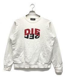 DIESEL（ディーゼル）の古着「プリントスウェット」｜ホワイト