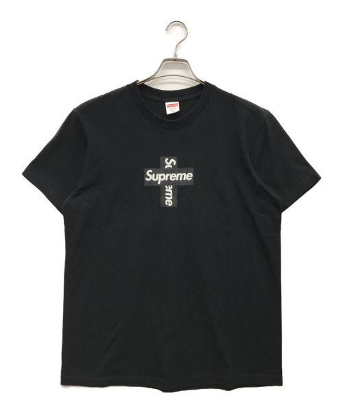 SUPREME（シュプリーム）Supreme (シュプリーム) Cross Box Logo Tee ブラック サイズ:Mの古着・服飾アイテム