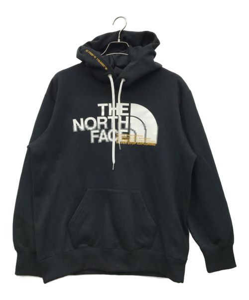 THE NORTH FACE（ザ ノース フェイス）THE NORTH FACE (ザ ノース フェイス) ロゴプリントパーカー ブラック サイズ:XLの古着・服飾アイテム