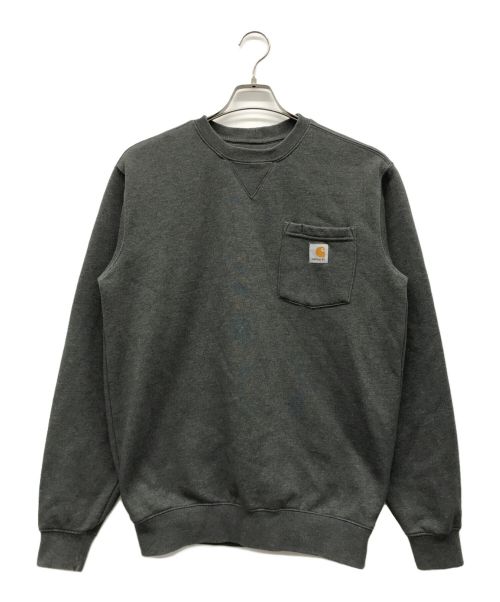 CarHartt（カーハート）CarHartt (カーハート) クルーネックスウェット グレー サイズ:S Regularの古着・服飾アイテム