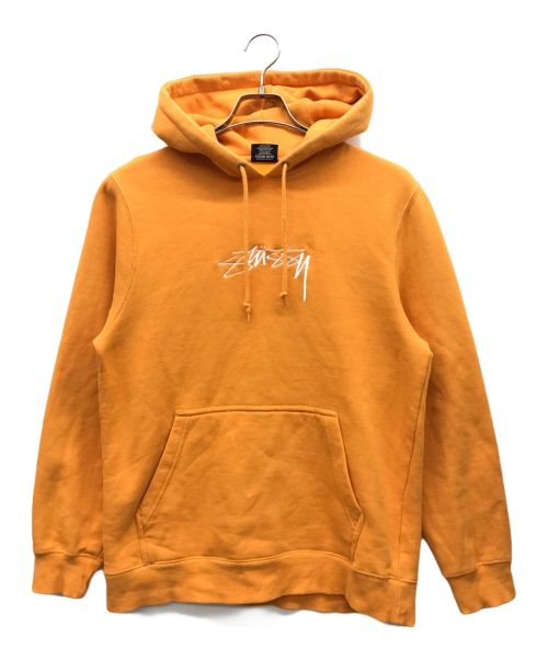 stussy（ステューシー）stussy (ステューシー) ロゴパーカー オレンジ サイズ:Sの古着・服飾アイテム