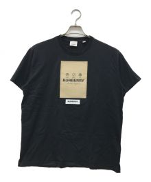 BURBERRY（バーバリー）の古着「ワッペンTシャツ」｜ブラック