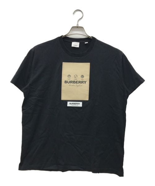 BURBERRY（バーバリー）BURBERRY (バーバリー) ワッペンTシャツ ブラック サイズ:Sの古着・服飾アイテム