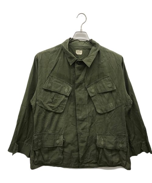 US ARMY（ユーエスアーミー）US ARMY (ユーエスアーミー) ジャングルファティーグジャケット オリーブ サイズ:MEDIUM-SHORTの古着・服飾アイテム