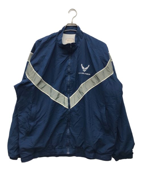 US AIR FORCE（US空軍）US AIR FORCE (US空軍) トレーニングジャケット ネイビー サイズ:LARGE / LONGの古着・服飾アイテム