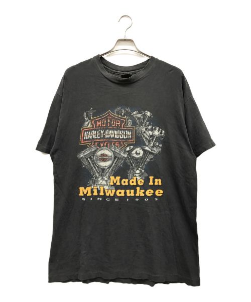 HARLEY-DAVIDSON（ハーレーダビッドソン）HARLEY-DAVIDSON (ハーレーダビッドソン) プリントTシャツ ブラック サイズ:XLの古着・服飾アイテム