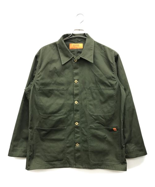 UNIVERSAL OVERALL（ユニバーサルオーバーオール）UNIVERSAL OVERALL (ユニバーサルオーバーオール) カバーオール グリーン サイズ:Lの古着・服飾アイテム