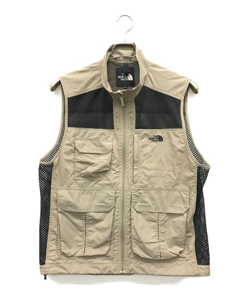 THE NORTH FACE（ザ ノース フェイス）THE NORTH FACE (ザ ノース フェイス) Earthly Mesh Vest ベージュ サイズ:Lの古着・服飾アイテム