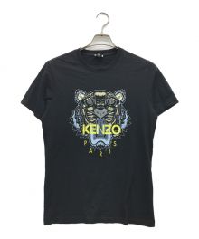 KENZO（ケンゾー）の古着「タイガープリントTシャツ」｜ブラック