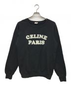 CELINEセリーヌ）の古着「Flocked Cashmere Sweater」｜ブラック