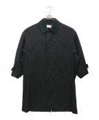 Graphpaperグラフペーパー）の古着「Hard Gabardine Soutien Collar Coat」｜ブラック