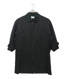 Graphpaper（グラフペーパー）の古着「Hard Gabardine Soutien Collar Coat」｜ブラック