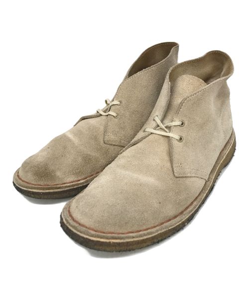 CLARKS（クラークス）CLARKS (クラークス) スウェードブーツ ベージュ サイズ:GB8 1/2の古着・服飾アイテム