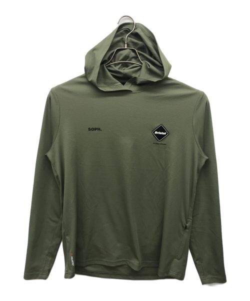 F.C.R.B.（エフシーアールビー）F.C.R.B. (エフシーアールビー) POLARTEC POWER DRY RIP STOP HOODIE オリーブ サイズ:Sの古着・服飾アイテム