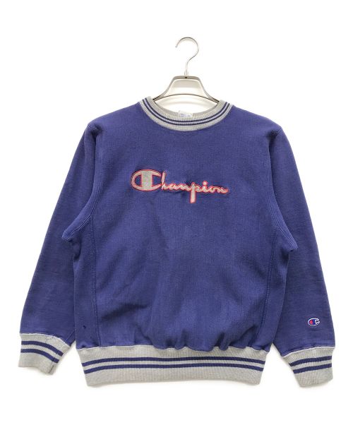 Champion（チャンピオン）Champion (チャンピオン) リバースウィーブスウェット ブルー サイズ:MEDIUMの古着・服飾アイテム